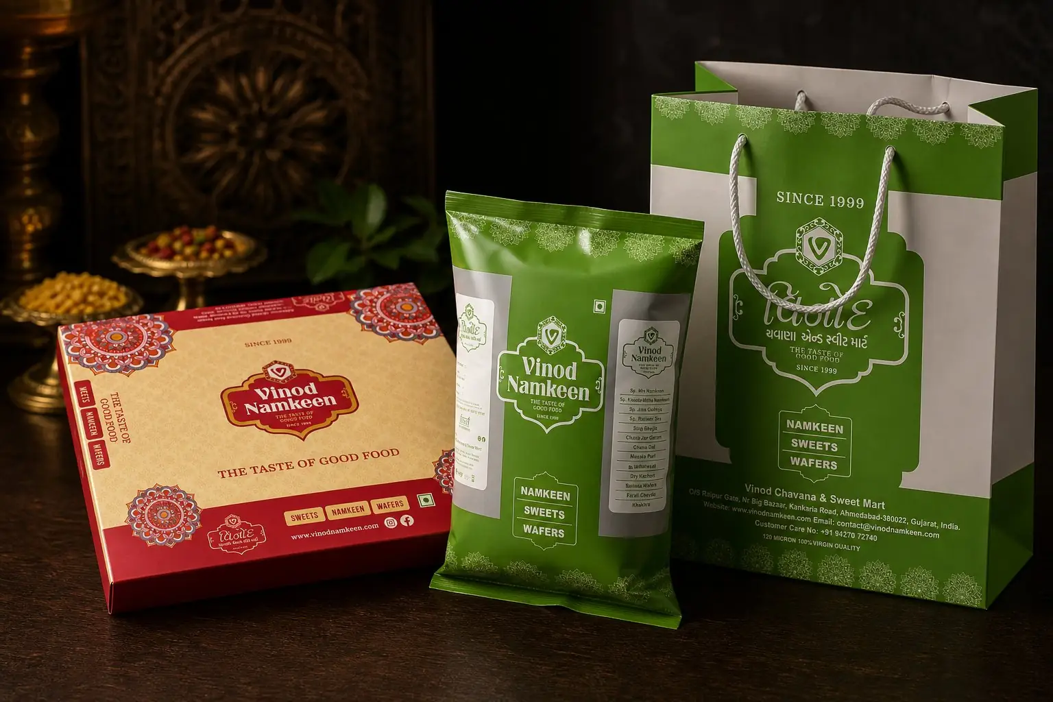 Vinod Namkeen packaging