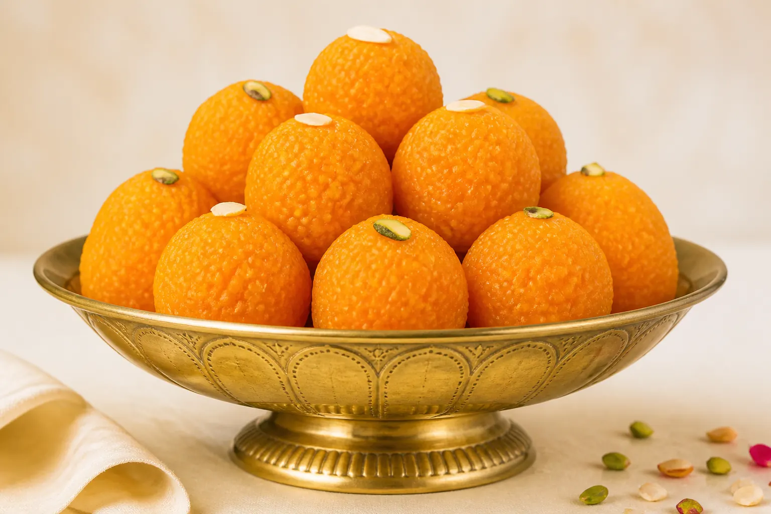 PURE GHEE MOTICHUR LADU — Vinod Namkeen Ahmedabad