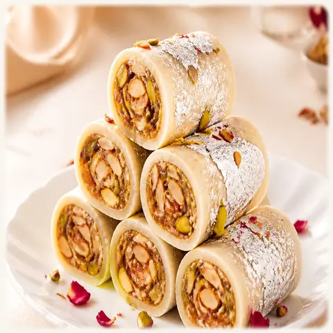 KAJU ANJIR ROLL — Sweets from Vinod Namkeen